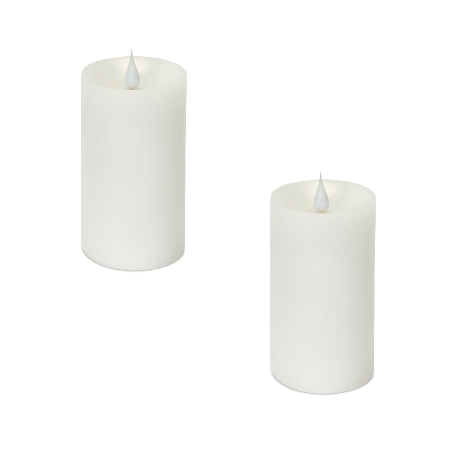 Simplux Designer LED Candle with Moving Flame and Remote (Set of 2)