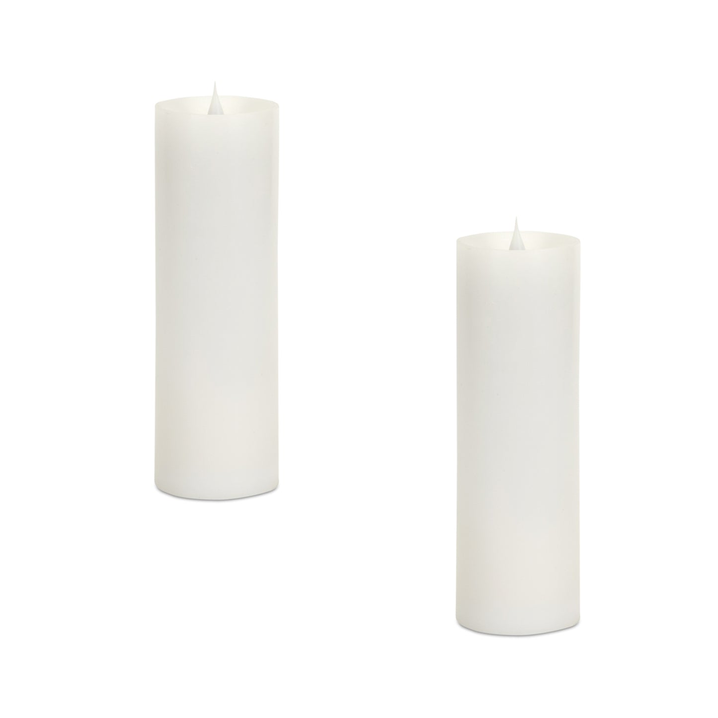 Simplux Designer LED Candle with Moving Flame and Remote (Set of 2)