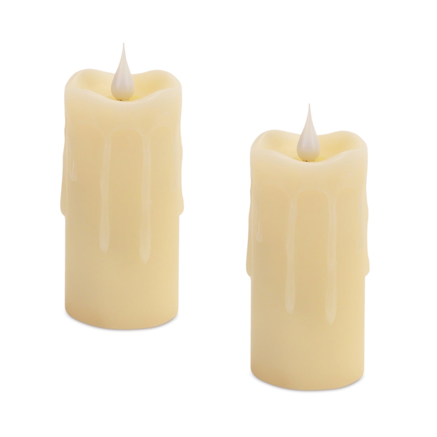 Simplux LED Votive Candle with Moving Flame and Remote (Set of 2)