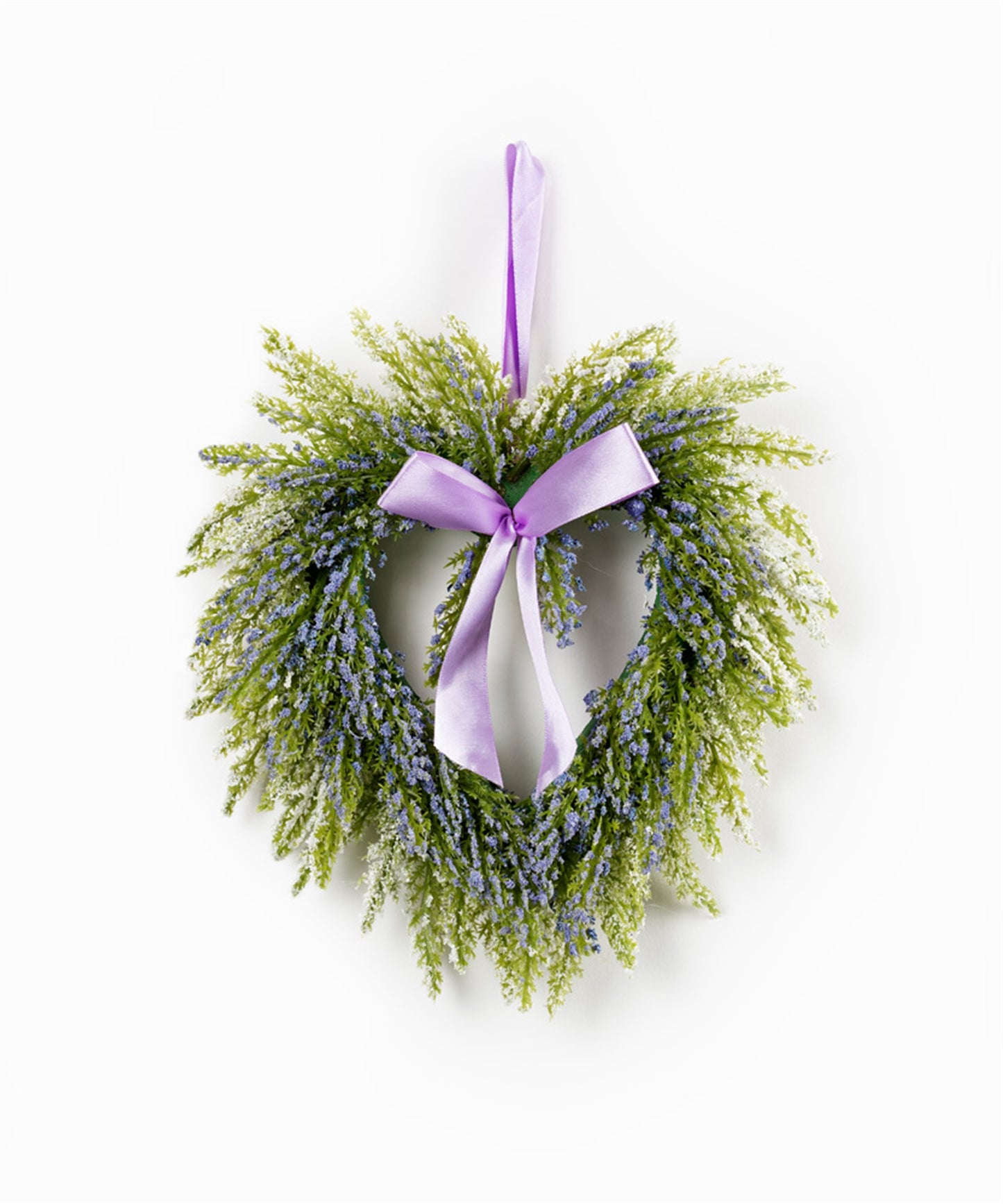 Lavender Twig Heart Wreath (Set of 2)