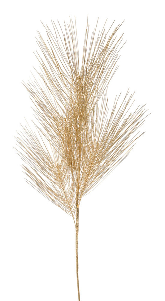 Gold Long Needle Pine Spray (Set of 12)