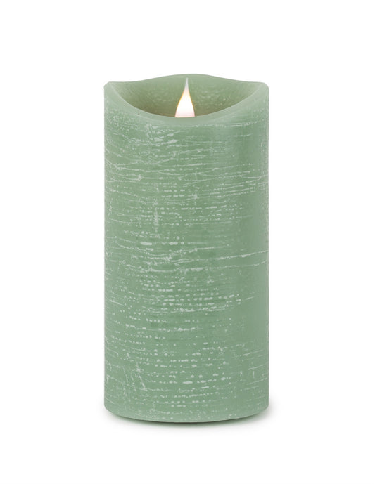 Green Simplux LED Designer Wax Candle with Remote