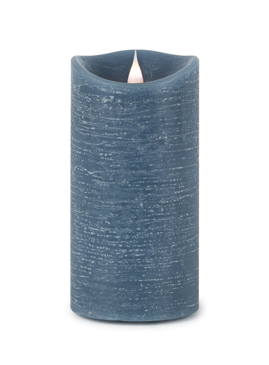 Blue Simplux LED Designer Wax Candle with Remote