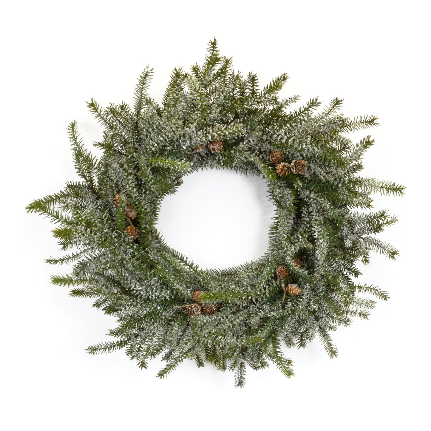 Pine Wreath w/Ice 22.5"D