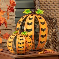 Collapsible Pumpkin, Set of 2, Large and Small