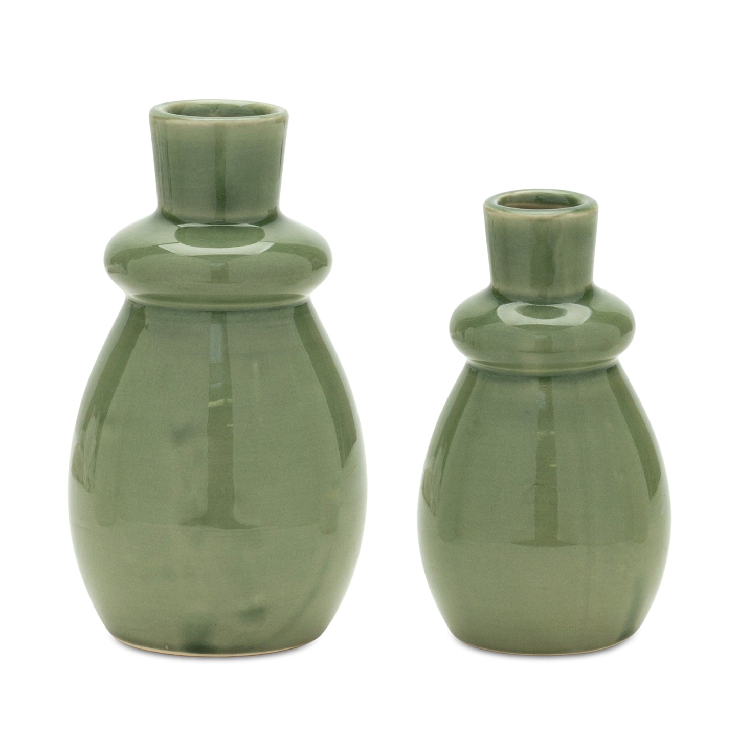 Sage Terra Cotta Vase (Set of 2)