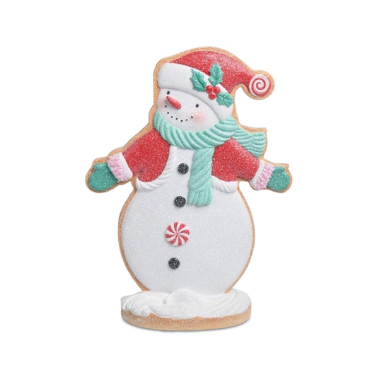 Gingerbread Snowman Figurine 15"H