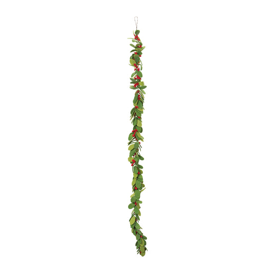 Fabric Mistletoe String Garland (Set of 2)