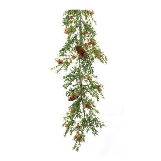 Pine Garland with Pinecones (Set of 2)