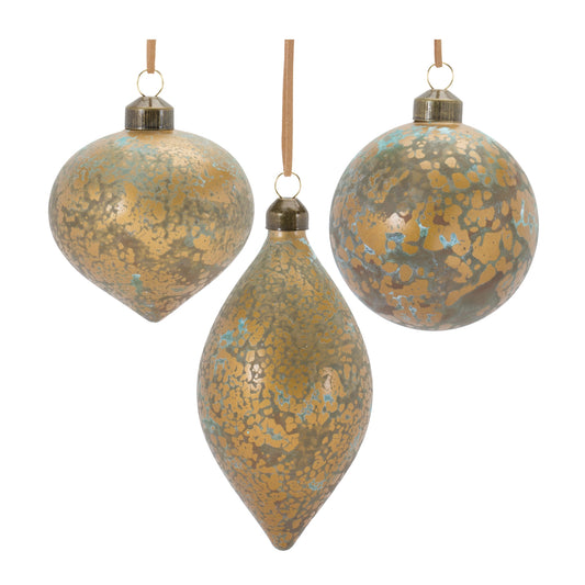 Bronze Mercury Glass Ornament (Set of 12)